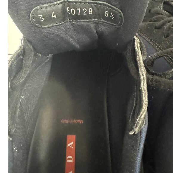 Vintage Prada sport Luna Rossa nylon mens sneakers  Size 8,5 - Picture 5 of 7